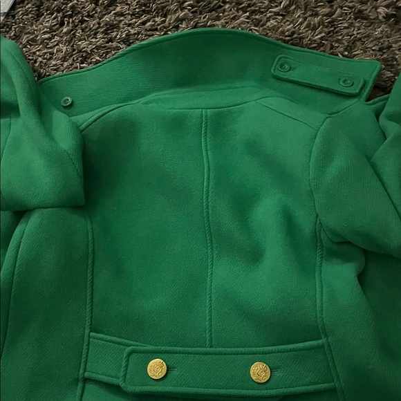 F26 J. Crew Majestic Pea Coat in Dublin Green - Picture 8 of 8